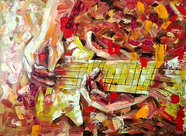 Guitar Painting Abstract thumb