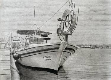 Print of Photorealism Boat Paintings by Yury Peshkov