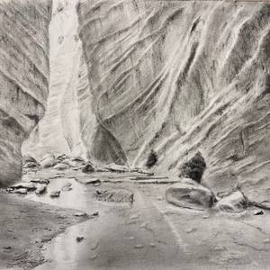 Avakas Gorge. Cyprus.