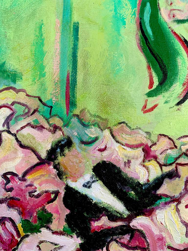 Original Abstract Expressionism Women Painting by Brian Utsler