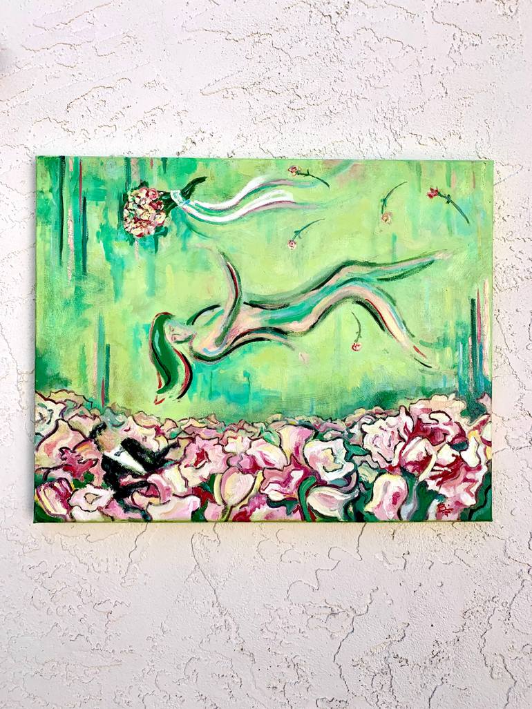Original Abstract Expressionism Women Painting by Brian Utsler