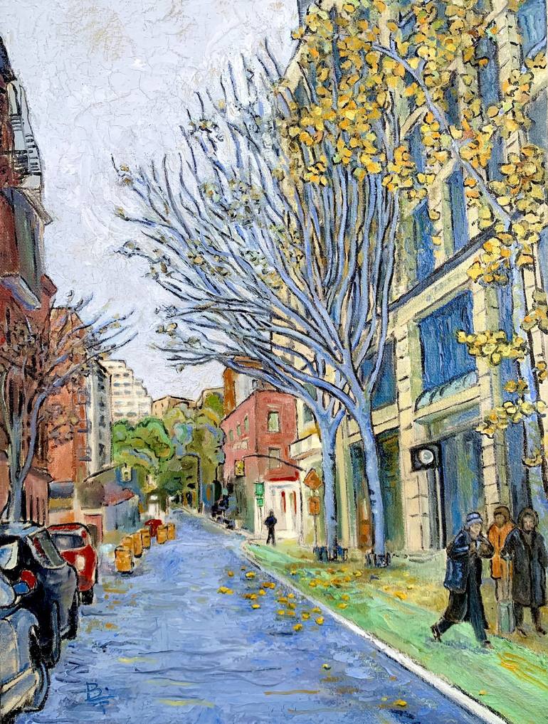 Original Impressionism Cities Painting by Brian Utsler