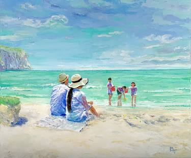 Original Impressionism Beach Paintings by Brian Utsler