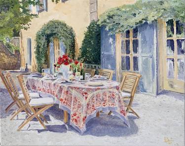 Original Impressionism Garden Paintings by Brian Utsler