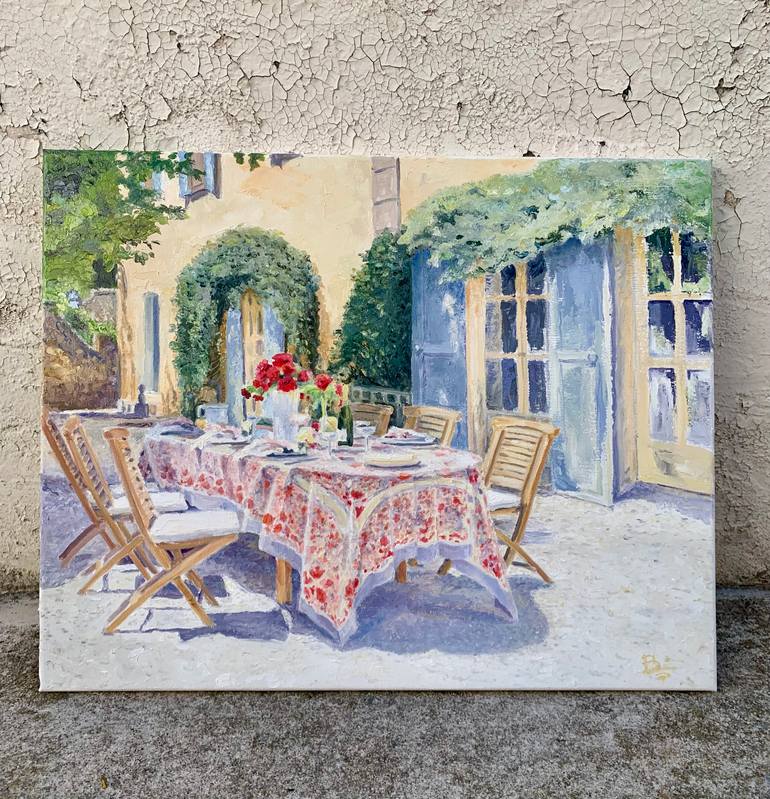 Original Classicism Garden Painting by Brian Utsler
