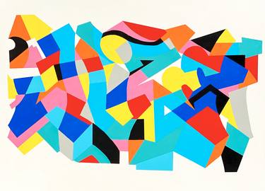 Original Abstract Graffiti Paintings by Manuel Forner Hize