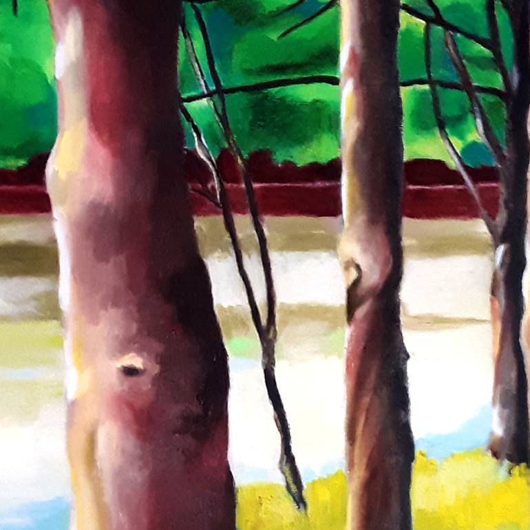 Original Modern Landscape Painting by Karen McClendon