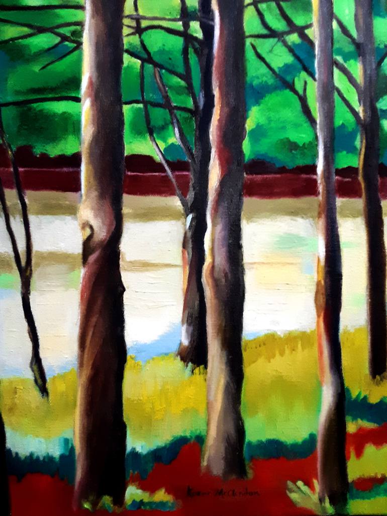 Original Landscape Painting by Karen McClendon