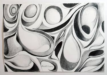 Original Abstract Drawings by Karen McClendon