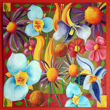 Original Floral Paintings by Karen McClendon