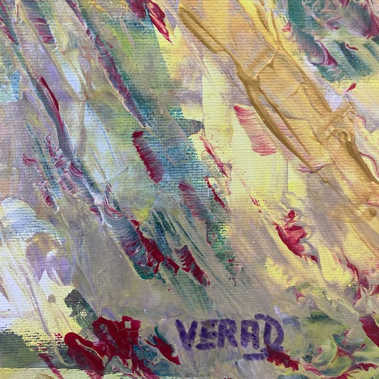 Original Abstract Love Painting by Verad Vderad