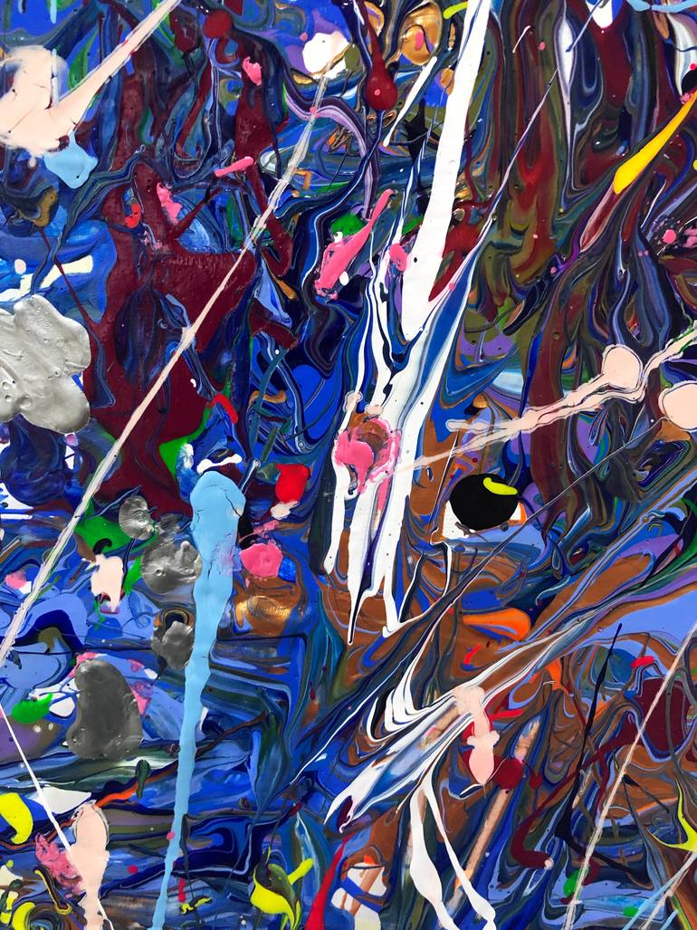 Original Conceptual Abstract Painting by Verad Vderad