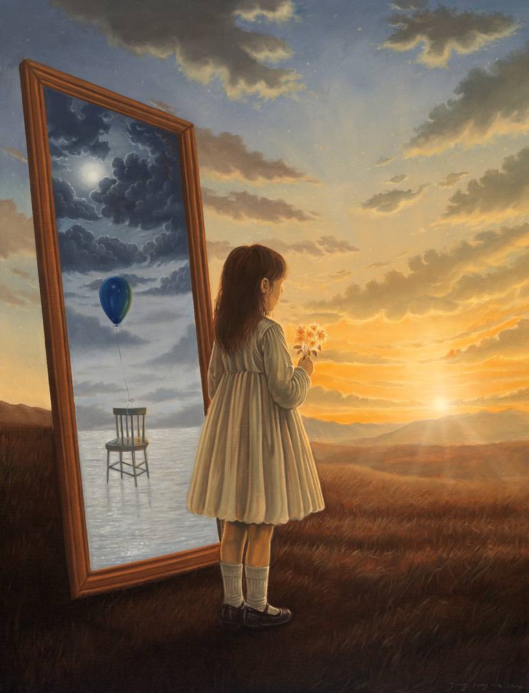Original Fantasy Painting by Sungone Jung | Realism Art on Canvas | The way beyond