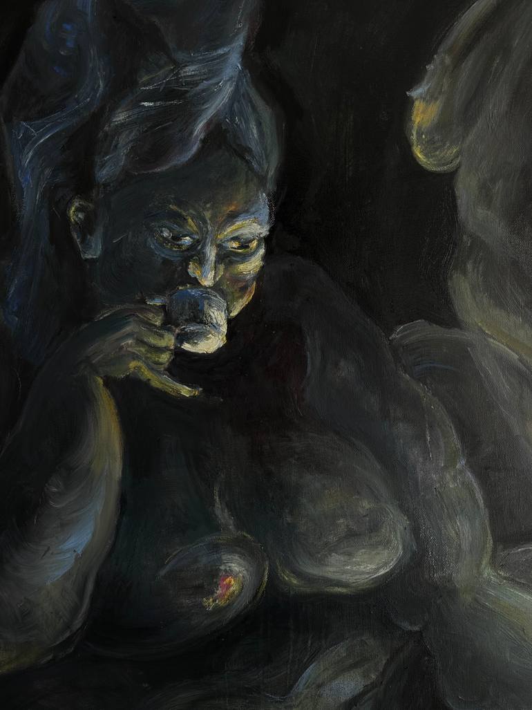 Original Expressionism Body Painting by Evgenia Novik