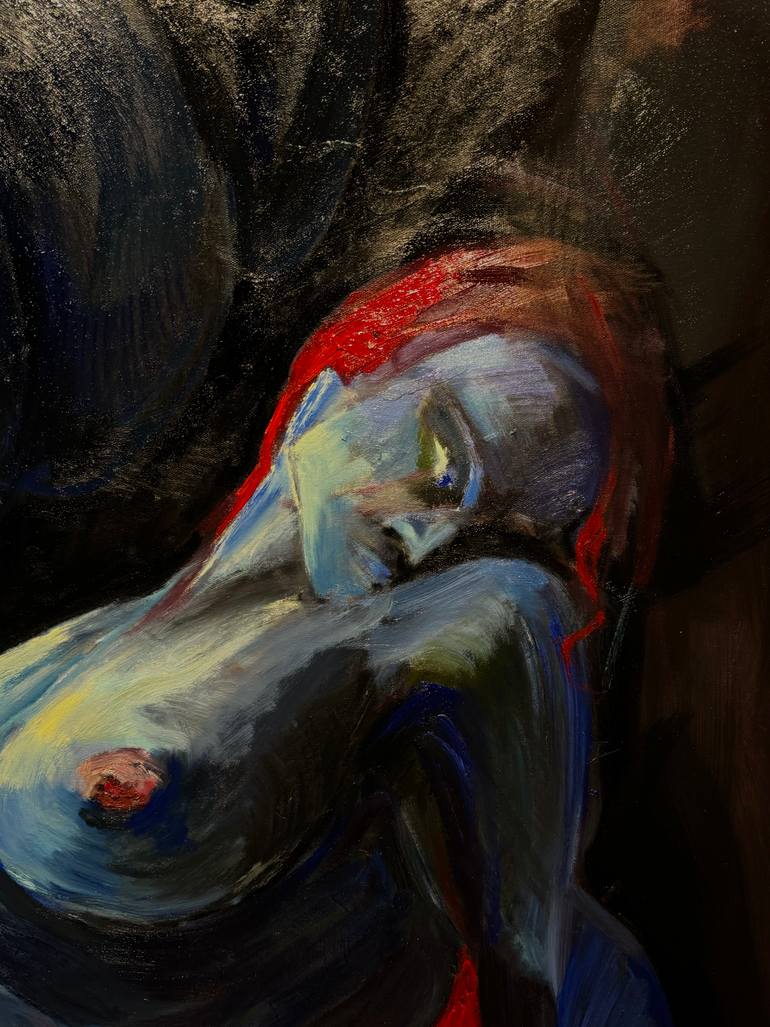 Original Expressionism Body Painting by Evgenia Novik