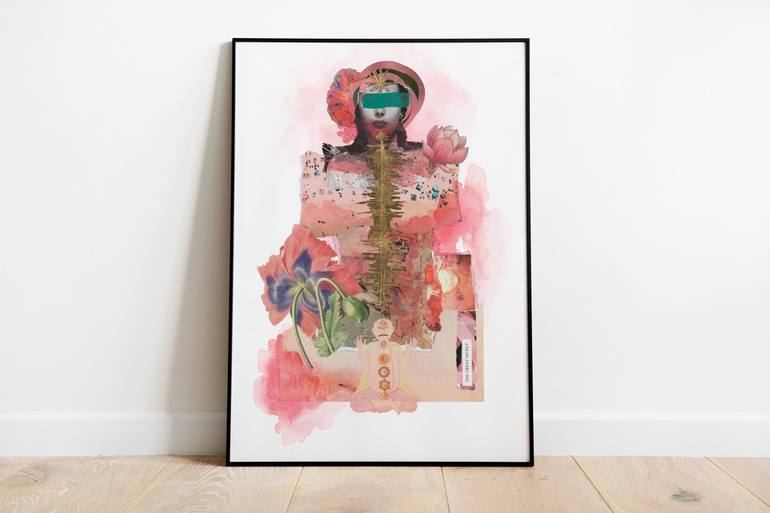 Original Classical Mythology Collage by Dominique Hazell