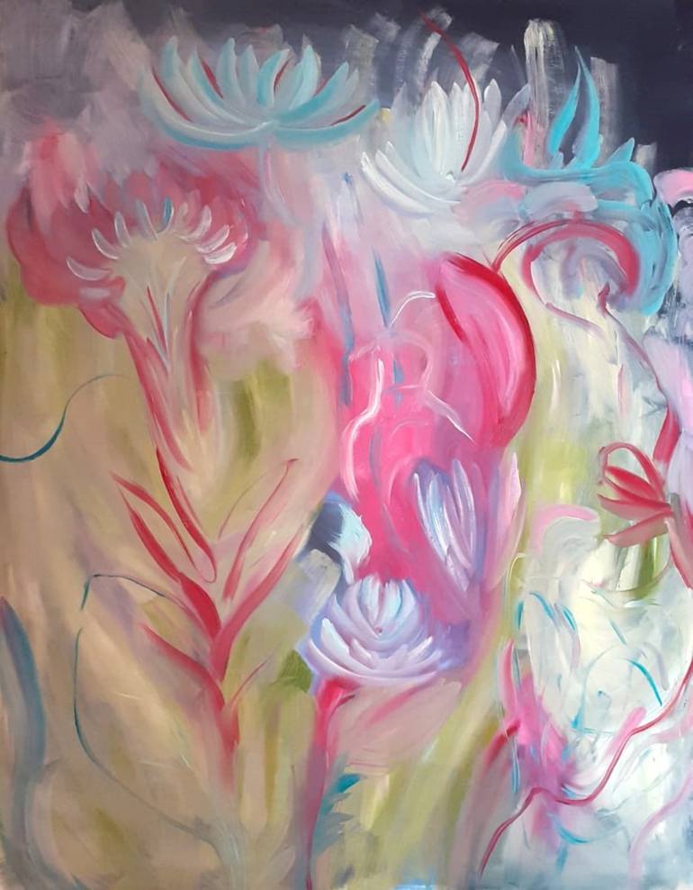 Print of Abstract Expressionism Abstract Paintings by Francesca Neri