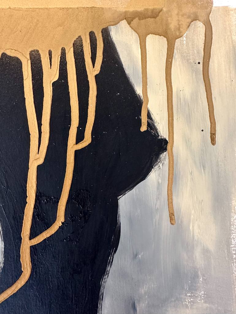 Original Abstract Nude Painting by Kristina Mallen