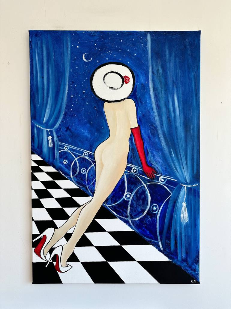 Original Nude Painting by Kristina Malashchenko