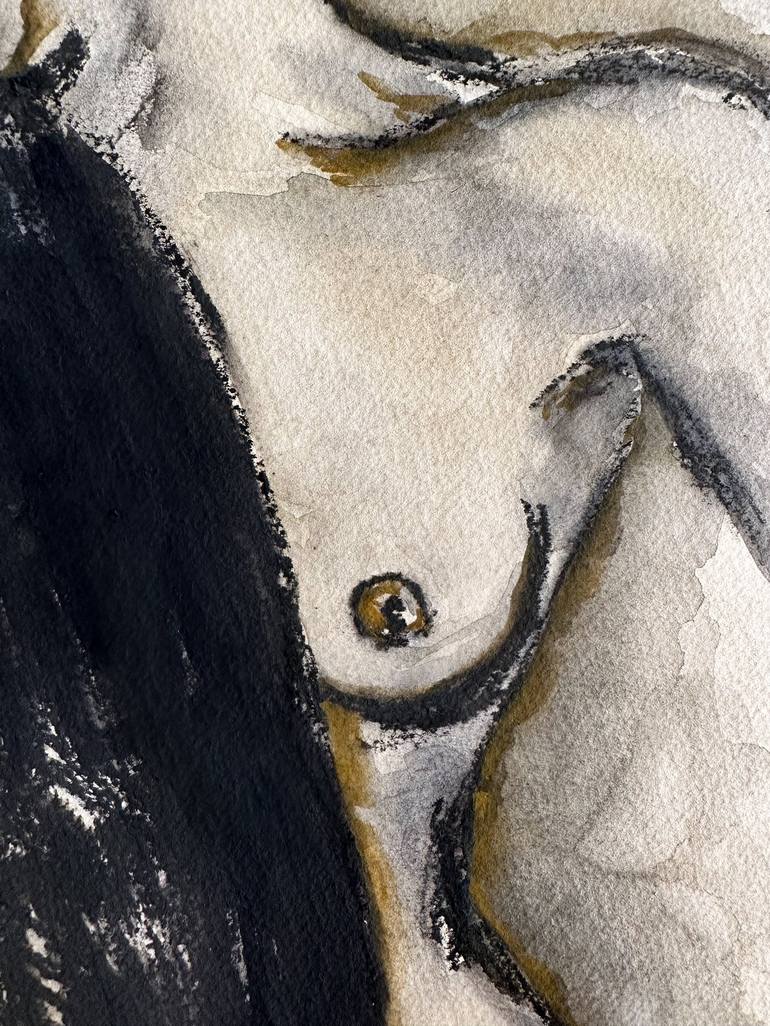 Original Nude Painting by Kristina Malashchenko