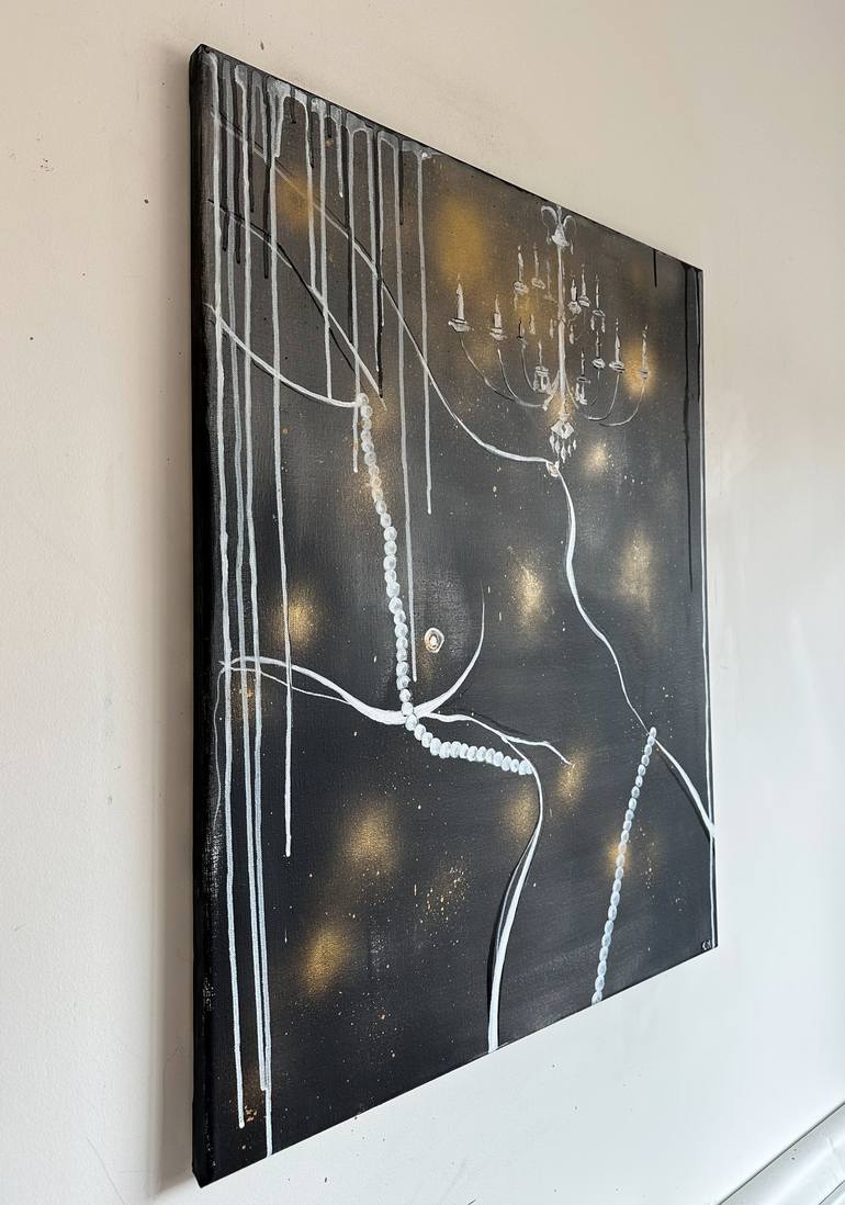 Original Abstract Nude Painting by Kristina Mallen