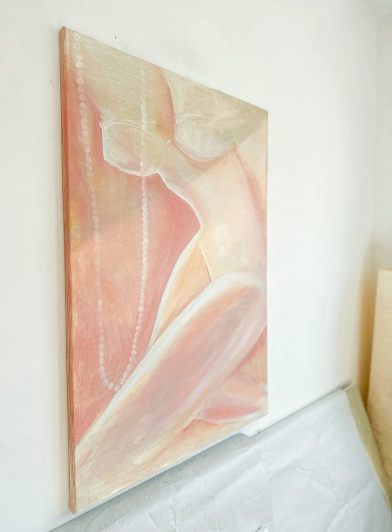 Original Figurative Nude Painting by Kristina Malashchenko