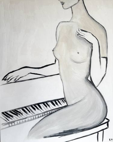 Original Figurative Nude Paintings by Kristina Malashchenko