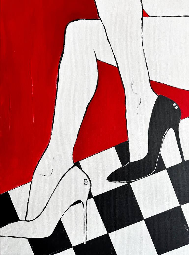 Original Figurative Pop Culture/Celebrity Painting by Kristina Mallen