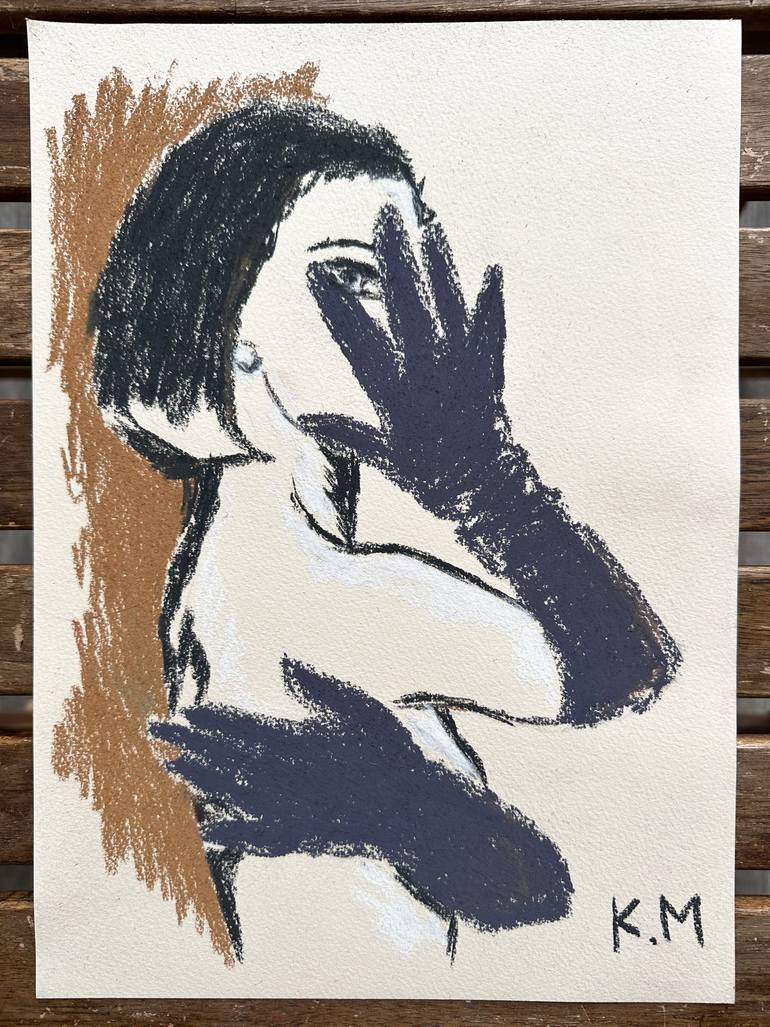 Original Abstract Women Painting by Kristina Mallen