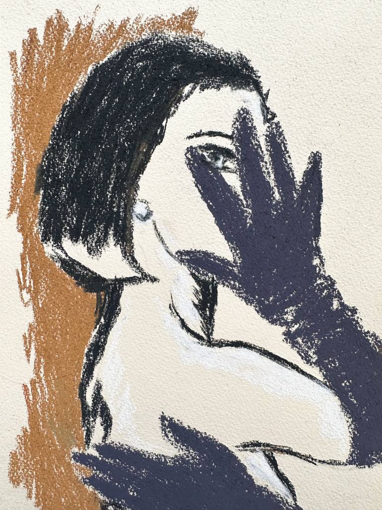 Original Abstract Women Painting by Kristina Mallen