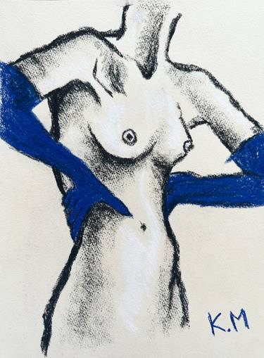 Original Abstract Body Drawings by Kristina Mallen
