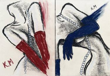 Original Abstract Body Paintings by Kristina Mallen