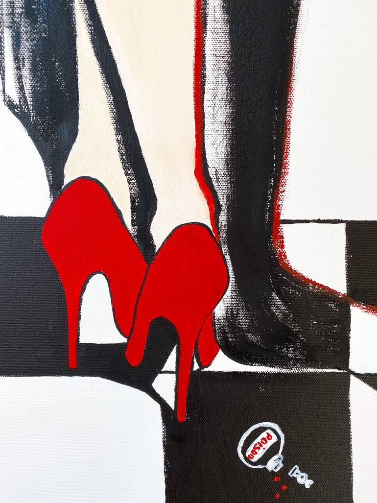 Original Modernism People Printmaking by Kristina Mallen