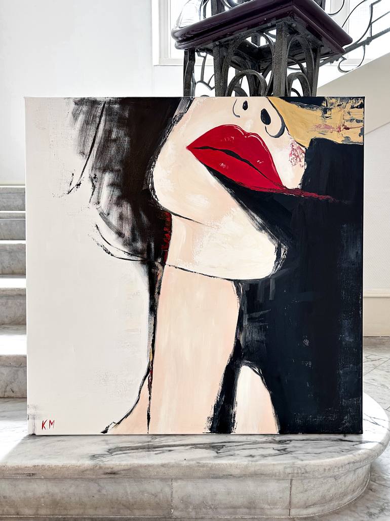 Original Modernism Women Painting by Kristina Mallen