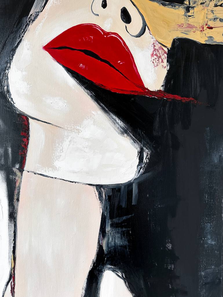 Original Modernism Women Painting by Kristina Mallen