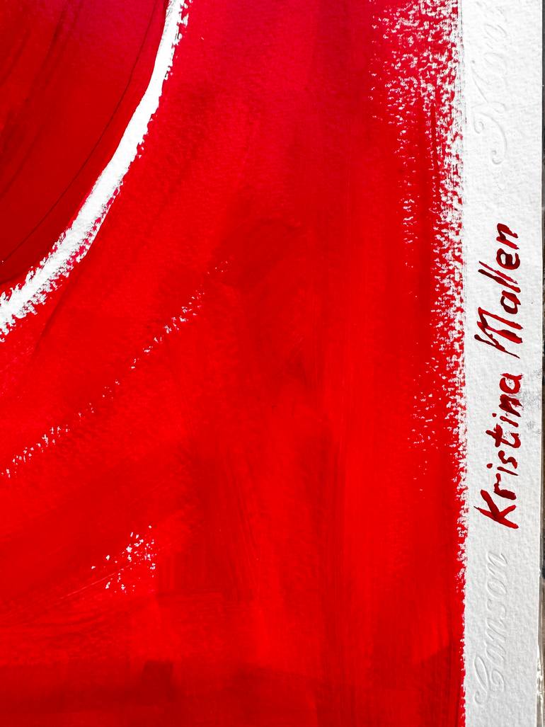 Original Abstract Pop Culture/Celebrity Painting by Kristina Mallen