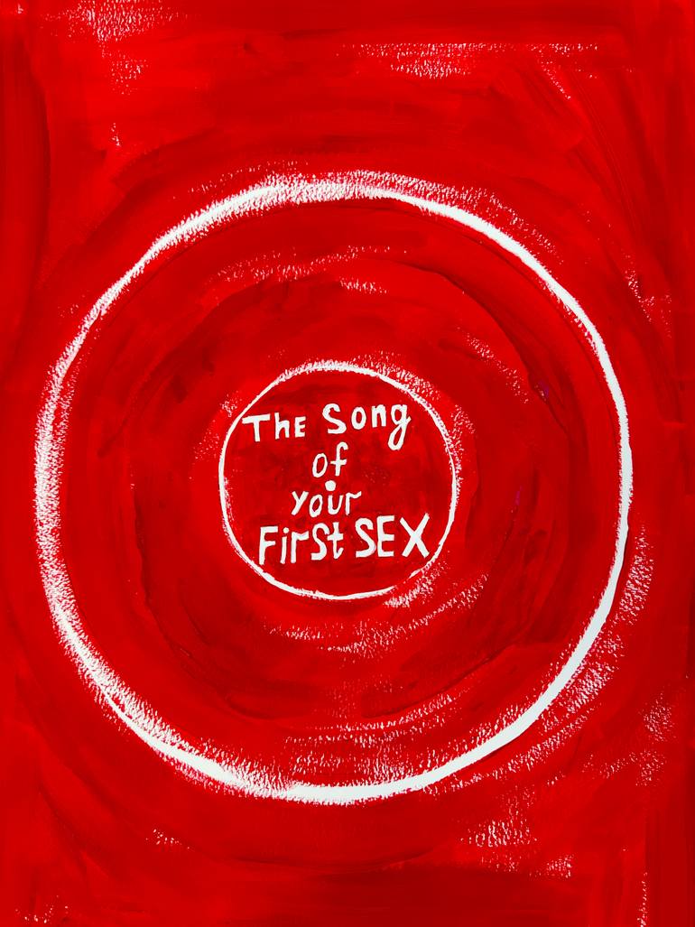 Original Abstract Pop Culture/Celebrity Painting by Kristina Mallen