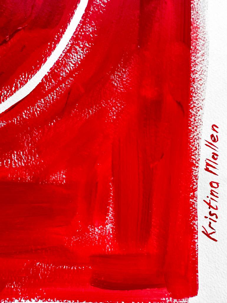 Original Abstract Pop Culture/Celebrity Painting by Kristina Mallen