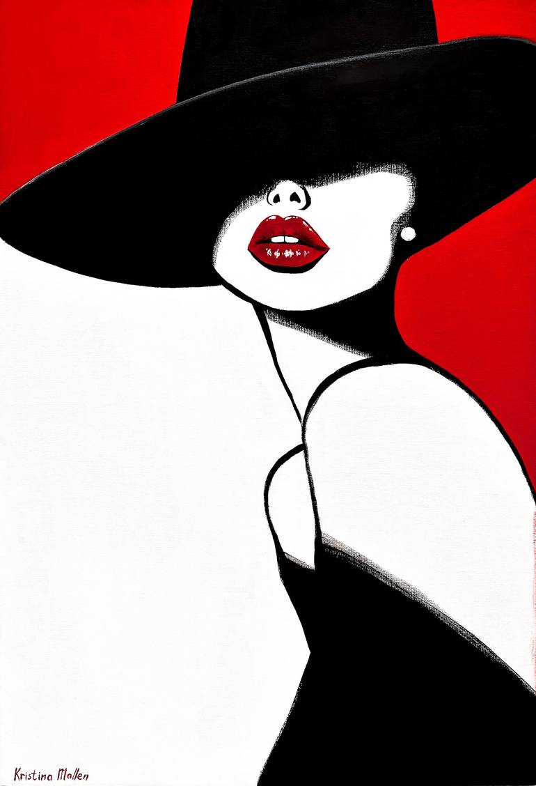 Print of Art Deco Women Paintings by Kristina Mallen