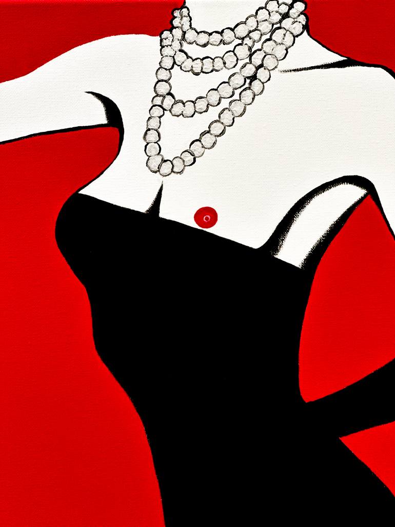 Original Art Deco Women Painting by Kristina Mallen