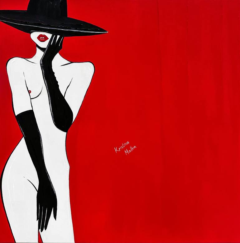 Print of Pop Art Women Paintings by Kristina Mallen