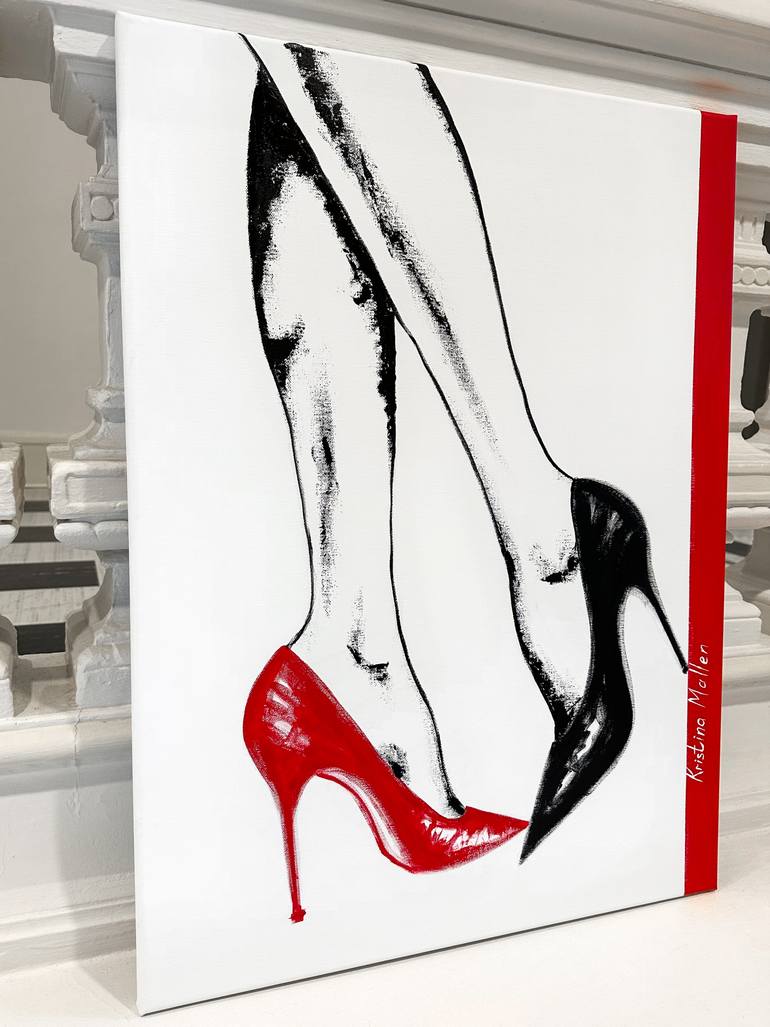 Original Expressionism Fashion Painting by Kristina Mallen