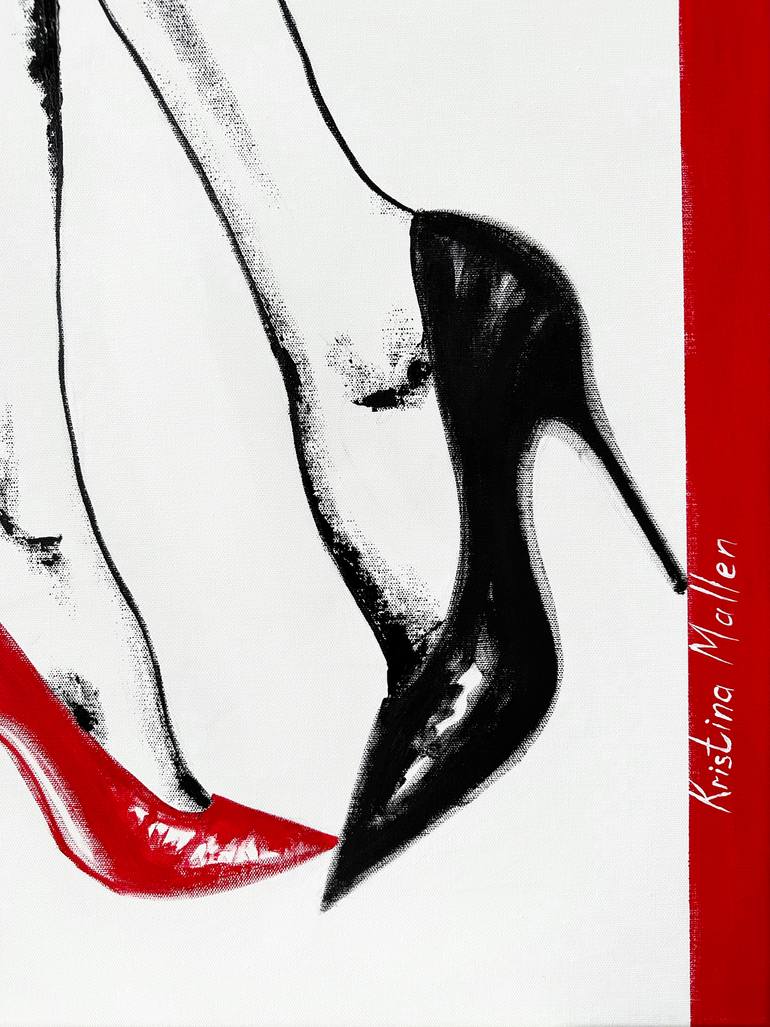 Original Expressionism Fashion Painting by Kristina Mallen