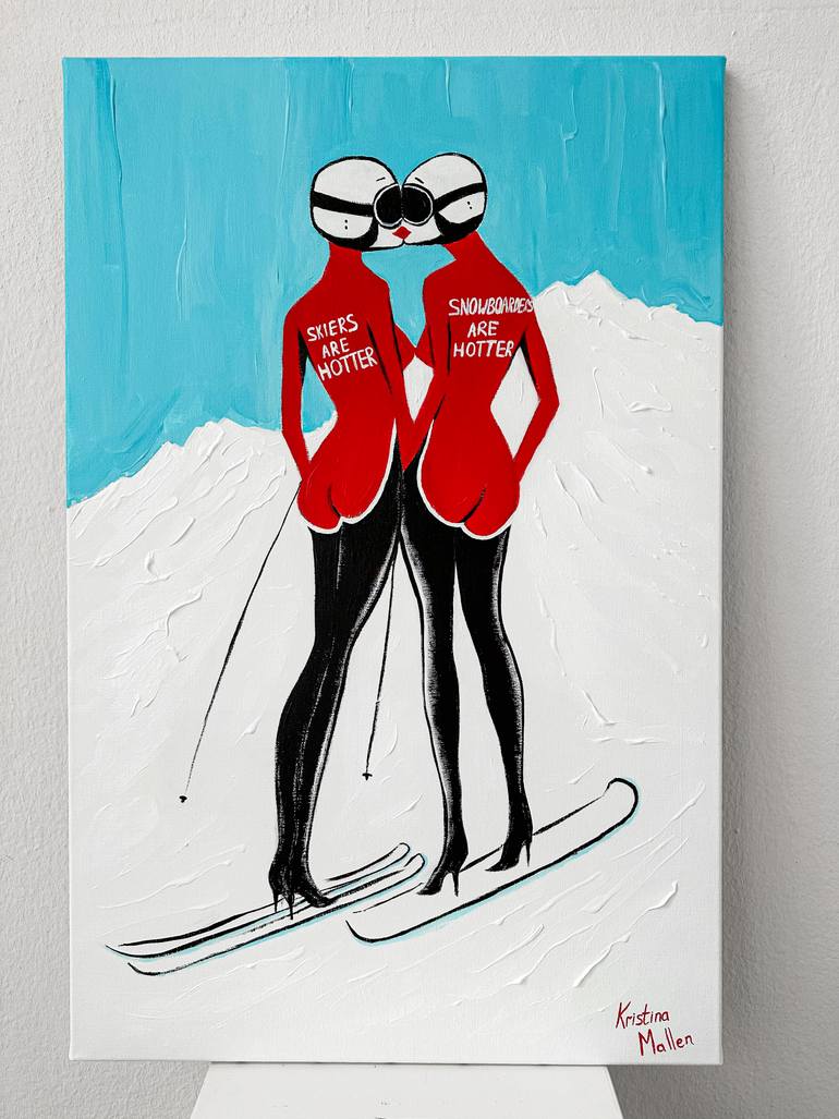 Original Pop Art Pop Culture/Celebrity Painting by Kristina Mallen