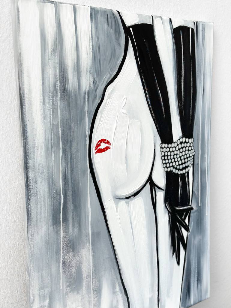 Original Art Deco Nude Painting by Kristina Mallen