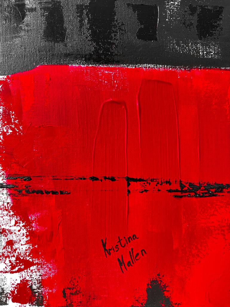 Original Abstract Expressionism Music Painting by Kristina Mallen
