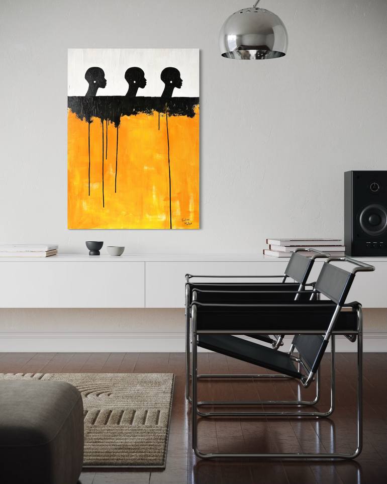 Original Abstract Expressionism Abstract Painting by Kristina Mallen