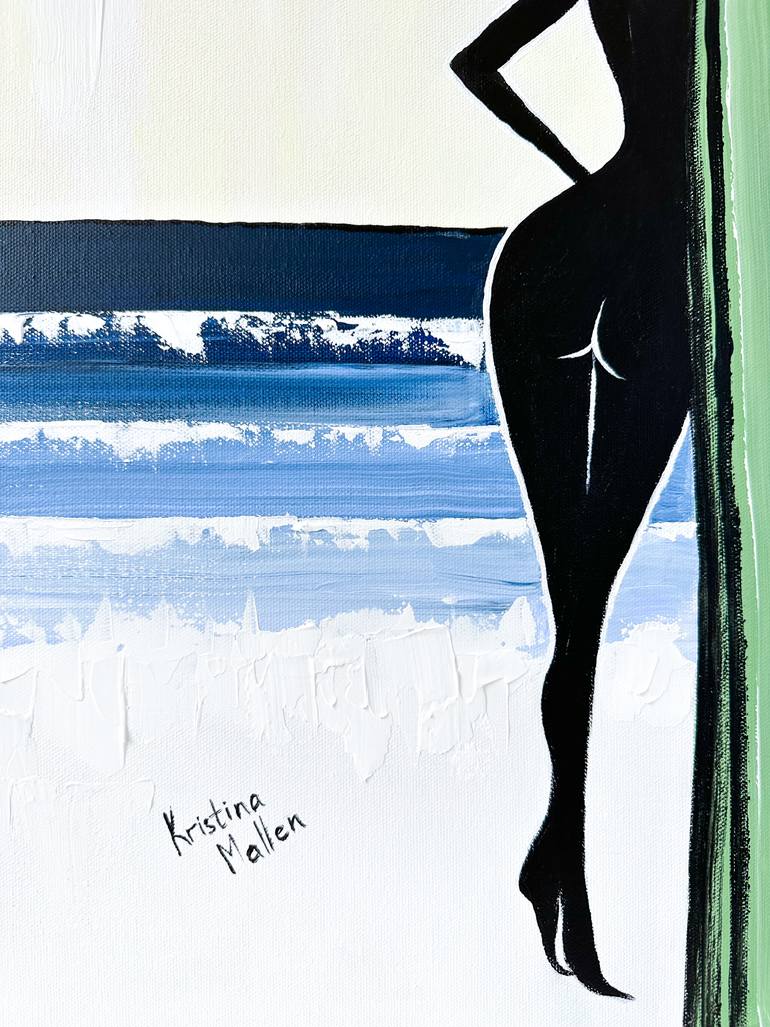 Original Art Deco Women Painting by Kristina Mallen