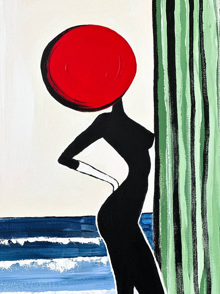 Original Art Deco Women Painting by Kristina Mallen