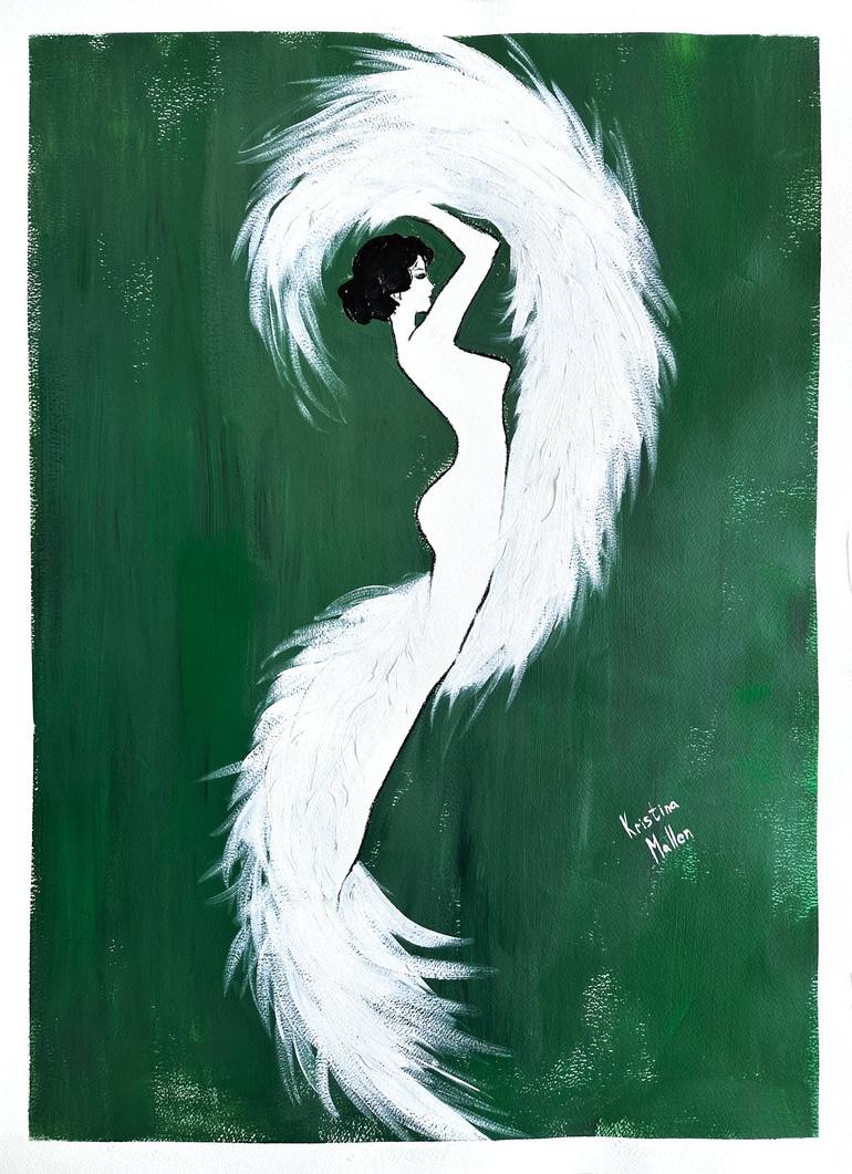 Print of Art Deco Women Paintings by Kristina Mallen